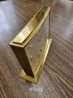 Rare Vintage Concord Watch Co. Gilted Brass 8 Days Swiss Clock Jaccard St. Louis