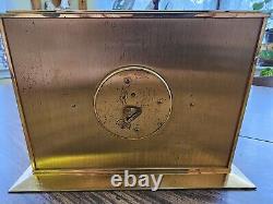 Rare Vintage Concord Watch Co. Gilted Brass 8 Days Swiss Clock Jaccard St. Louis