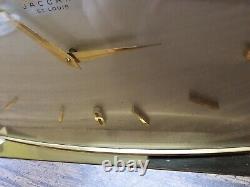 Rare Vintage Concord Watch Co. Gilted Brass 8 Days Swiss Clock Jaccard St. Louis