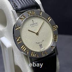 Rare! Vintage Corum Romvlvs Quartz Swiss Made Men's Watch 43.901.21