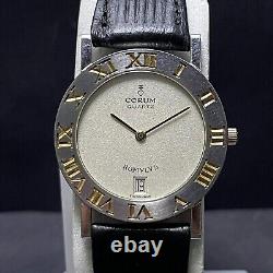 Rare! Vintage Corum Romvlvs Quartz Swiss Made Men's Watch 43.901.21