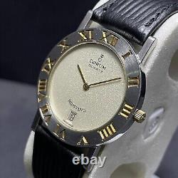 Rare! Vintage Corum Romvlvs Quartz Swiss Made Men's Watch 43.901.21