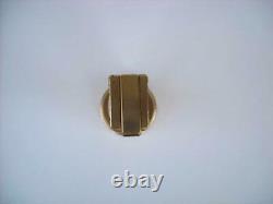Rare Vintage Cygnus Gold Plated Petrol Table Cigarette Lighter Watch Swank Swiss
