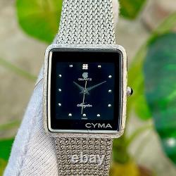 Rare! Vintage Cyma Navistar Quartz Swiss Made Unisex Watch 18-321