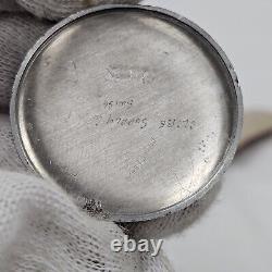 Rare Vintage DELBANA Ancre 15 Jewels/Rubis Swiss Military Mens Wrist Watch