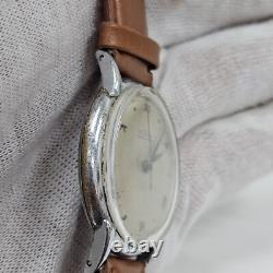 Rare Vintage DELBANA Ancre 15 Jewels/Rubis Swiss Military Mens Wrist Watch