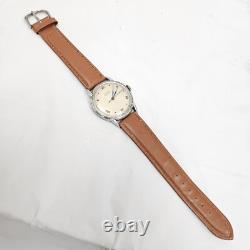 Rare Vintage DELBANA Ancre 15 Jewels/Rubis Swiss Military Mens Wrist Watch
