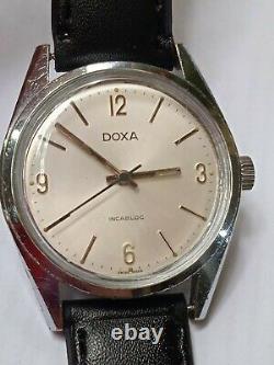 Rare Vintage DOXA Incabloc 17 Jewels Eta 2851 Swiss