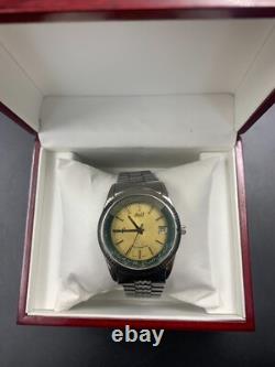 Rare Vintage Dalil Watch II Golden Dail Muslim 37mm Automatic Mens Swiss Mecca