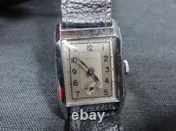 Rare Vintage Dersi Art Deco Tank Watch Swiss 15 Jewels Mechanical Hand Wind