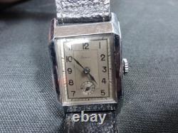 Rare Vintage Dersi Art Deco Tank Watch Swiss 15 Jewels Mechanical Hand Wind