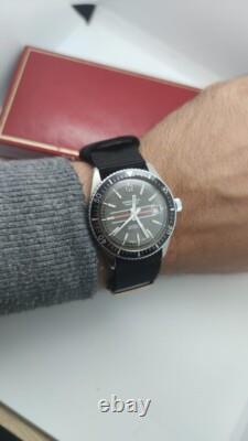 Rare Vintage Diver Automatic Swiss Watch Men's Rotating Bezel, Antimagnetic, 70s