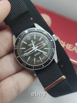 Rare Vintage Diver Automatic Swiss Watch Men's Rotating Bezel, Antimagnetic, 70s