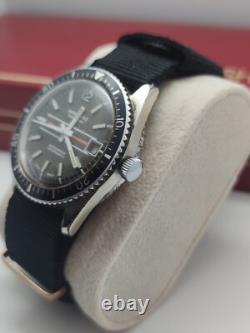 Rare Vintage Diver Automatic Swiss Watch Men's Rotating Bezel, Antimagnetic, 70s