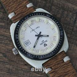 Rare Vintage Diver Nivada Sp Fiber Star I Manual Mens Watch Swiss 1960