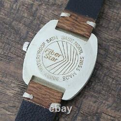 Rare Vintage Diver Nivada Sp Fiber Star I Manual Mens Watch Swiss 1960