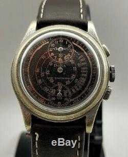 Rare Vintage Doxa Venus 140 Doctor Chronograph Swiss Mens Watch