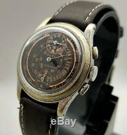 Rare Vintage Doxa Venus 140 Doctor Chronograph Swiss Mens Watch