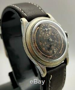 Rare Vintage Doxa Venus 140 Doctor Chronograph Swiss Mens Watch