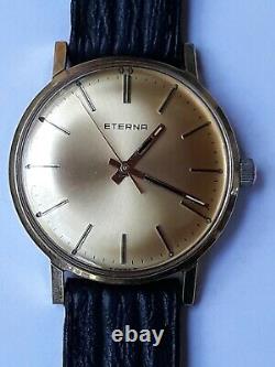 Rare Vintage ETERNA 17 Jewels 1476K Swiss Manual Winding