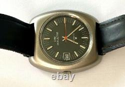 Rare Vintage Edox Electronic I-EM11 Date 13j Swiss Y2 9154 Mens Watch Runs