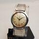 Rare Vintage Eterna Matic Automatic Silver Second Hand Swiss Men's Watch