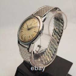 Rare Vintage Eterna Matic Automatic Silver Second Hand Swiss Men's Watch