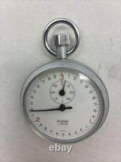 Rare Vintage Gallet By Racine 3 Sec Stopwatch Precision Timer Swiss Working Cond