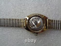 Rare Vintage Gold Plated Swiss Made Felca Rotomatic Automatic Ladies Wristwatch