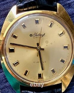 Rare Vintage Gruen Guildcraft Men's Mechanical Swiss Watch