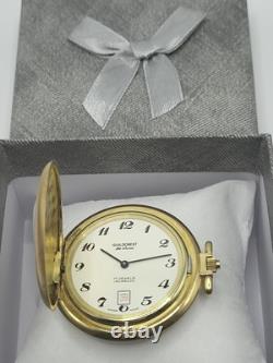 Rare Vintage Guildcrest Deluxe Mechanical Pocket Watch Wind Up Swiss-made