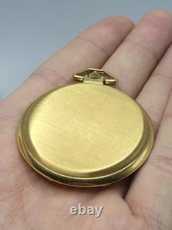 Rare Vintage Guildcrest Deluxe Mechanical Pocket Watch Wind Up Swiss-made