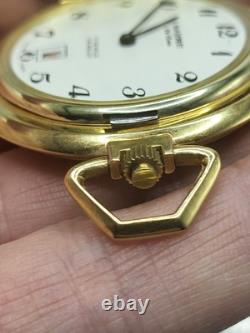 Rare Vintage Guildcrest Deluxe Mechanical Pocket Watch Wind Up Swiss-made