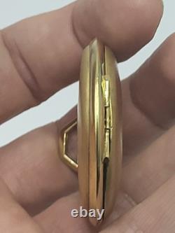 Rare Vintage Guildcrest Deluxe Mechanical Pocket Watch Wind Up Swiss-made