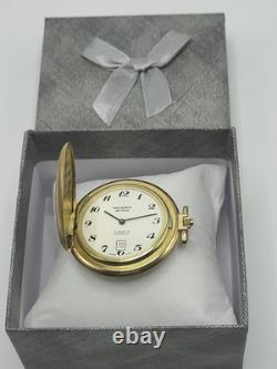 Rare Vintage Guildcrest Deluxe Mechanical Pocket Watch Wind Up Swiss-made