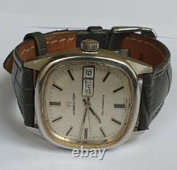 Rare Vintage HAMILTON Selfwinding Day&Date Cal. 837 17J Swiss Made From70's