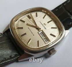 Rare Vintage HAMILTON Selfwinding Day&Date Cal. 837 17J Swiss Made From70's