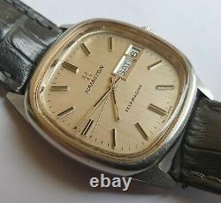 Rare Vintage HAMILTON Selfwinding Day&Date Cal. 837 17J Swiss Made From70's