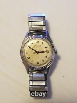 Rare Vintage Hampden Automatic 25 Jewels Swiss Made Military Men's Watch