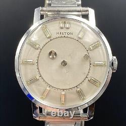 Rare Vintage Hilton Diamonds Mystery 17 Jewels Swiss P 330 Watch