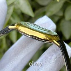 Rare Vintage Hoga Side Seconds Railway Dial Day & Date Swiss Men's Quartz Watch