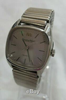 Rare Vintage IWC (International Watch Co.) SCHAFFHAUSEN Swiss 7Jew Quartz Watch