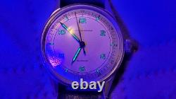 Rare Vintage Jean Louis Roehrich Stainless Steel Military Swiss-Made Manual Wind