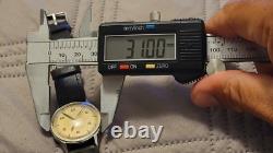 Rare Vintage Jean Louis Roehrich Stainless Steel Military Swiss-Made Manual Wind