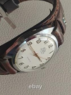 Rare Vintage LEIJONA 17 RUBIS Ref. 376 Antimagnet Incabloc Waterproof Swiss Watch