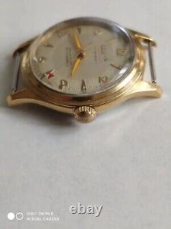 Rare Vintage LOUIS Superautomatic 17 Jewels Gold Plated Swiss Made Men's Watch