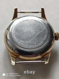 Rare Vintage LOUIS Superautomatic 17 Jewels Gold Plated Swiss Made Men's Watch