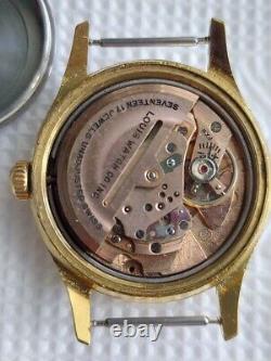 Rare Vintage LOUIS Superautomatic 17 Jewels Gold Plated Swiss Made Men's Watch