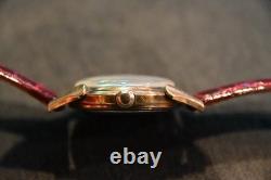 Rare Vintage LOUIS Superautomatic Watch Fancy Lugs 17 Jewels Swiss Rolled Gold