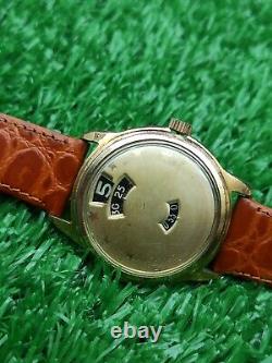 Rare Vintage LOUVIC DIRECTIME Space Age Digital Jump Hour Automatic 70s Swiss